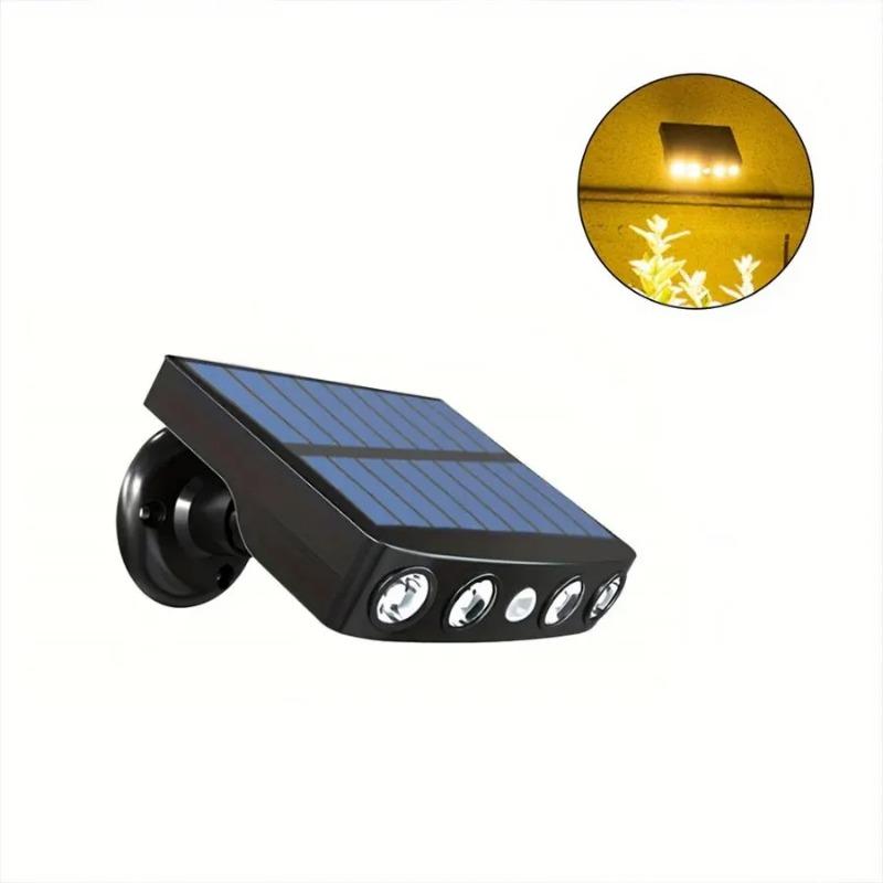 4 LED Powerful Solar Security Lights Outdoor Decor Sensor Motion 3 Modes Street Waterproof Lamp Wall Night Work Light for Garden
