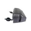 3.1A Dual USB Car Charger 12V/24V Cigarette Lighter Socket Outlet Voltmeter with 3 Holes Tent Base for Car Motorcycle Boat ATV