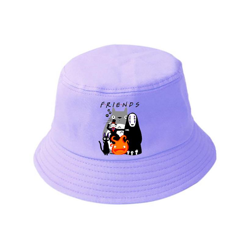 Totoro Studio Ghibli Sommerhut Damen Unisex Ullzang Spirited Away Panama Bob Eimerhut Das Design Flat Visor Anime Fischerhut