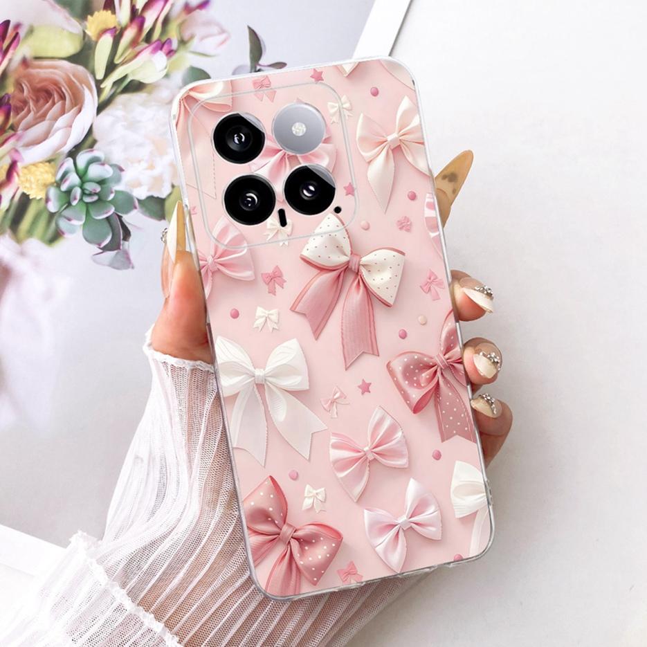 For Xiaomi Mi 14 Pro Case Cute Lion Fashion Painted Cover Soft Silicone Slim Phone Case For Xiaomi 14 Pro Mi14 Pro Fundas Bumper