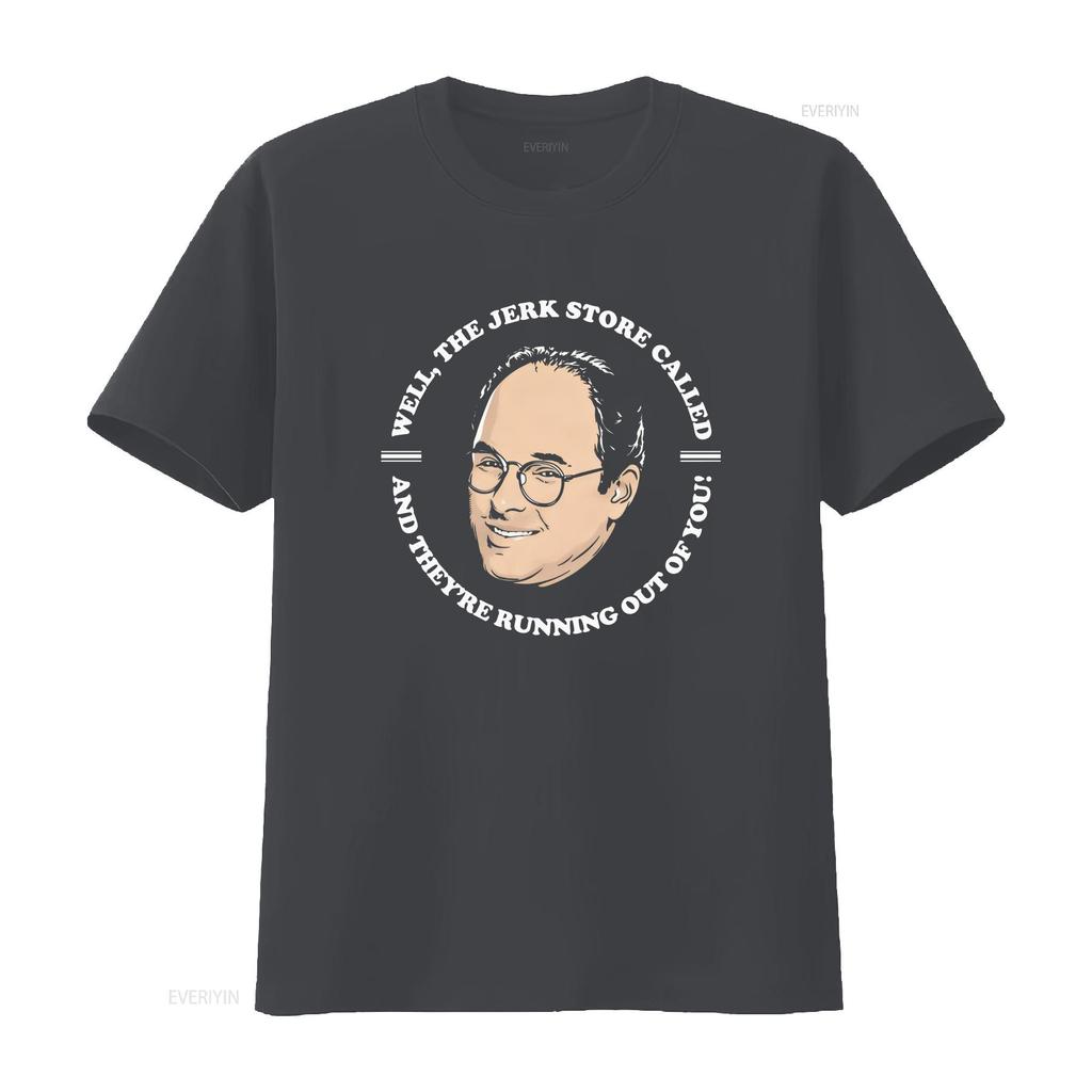 The Jerk Store Called George Costanza T Shirt Vintage Washed Designer Clothes Unisex Slightly Graphic Top For Everyday Wear
