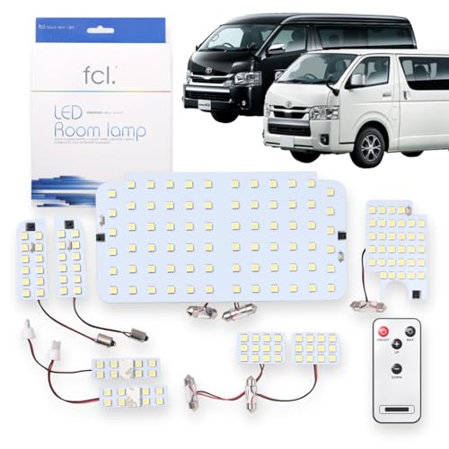 

fcl. Hiace Світло салону Світлодіодна лампа Колір Теплий колір Галогенний колір Регульована яскравість 16 рівнів Пульт дистанційного керування 200 серія 8 тип 7 тип Сумісні всі моделі Spe