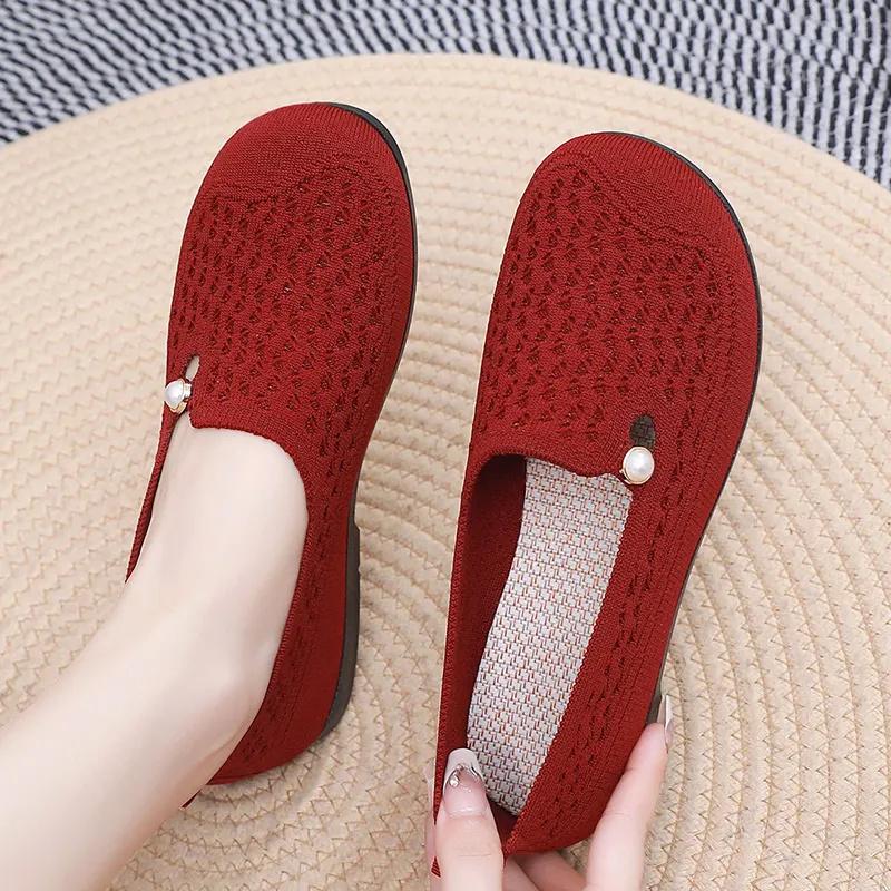 Zapatos De Mujer Women High Quality Anti Skid Multi Color Mom Flat Loafers Sapatos Femininas Lady Classic Round Toe Shoes Ga249