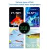 Aquarium Temperature Measurement Accurate Digital Display Design Fish Tank Thermometers Fish Tank Accessories Portable Tank