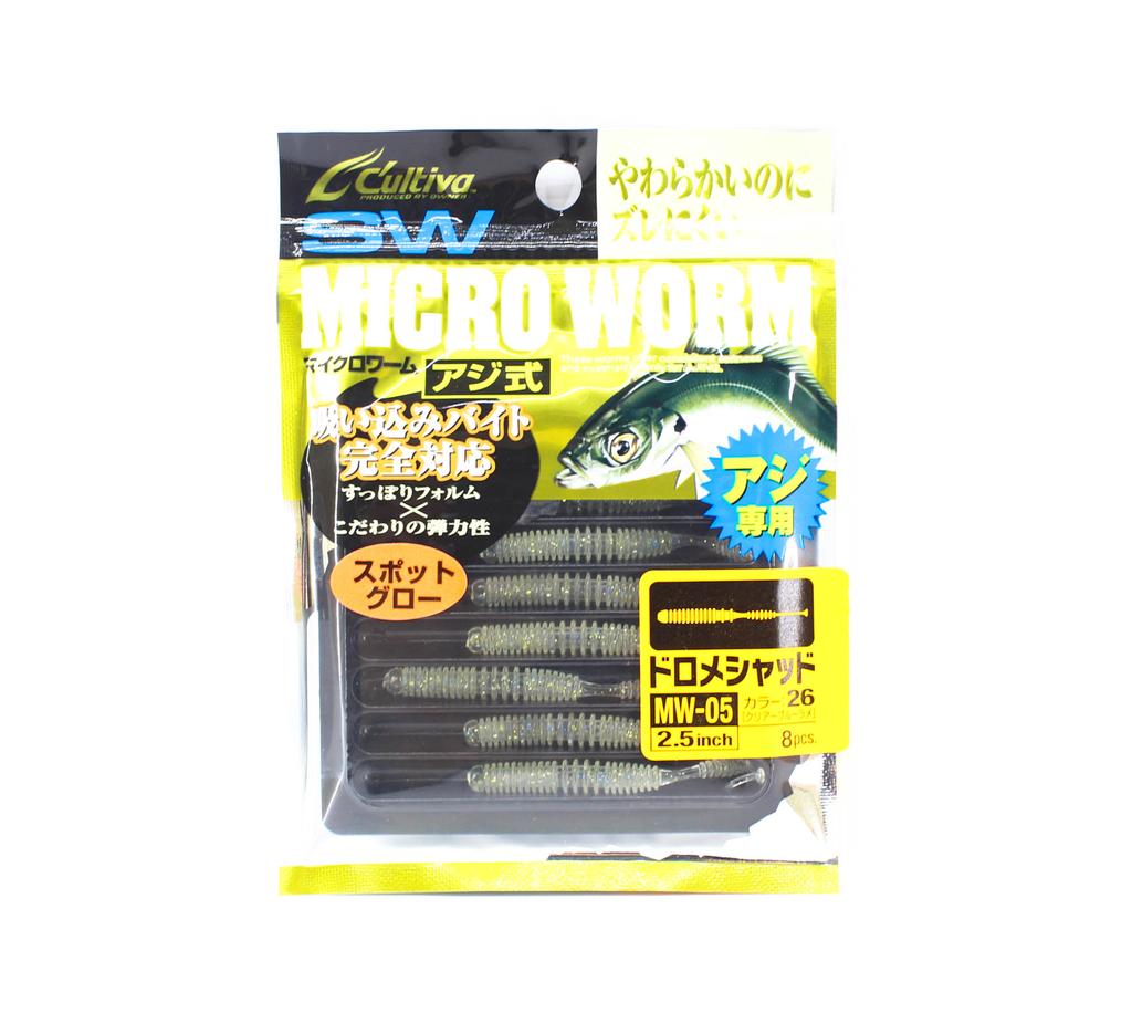 Owner Soft Lure MW-05 Dorome Shad 8 Pieces 2.5 Inches 26 (1311)