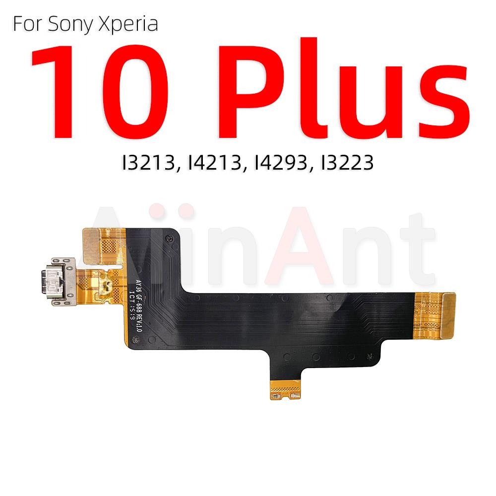 Dock Mic USB Charger Board Charging Connector Port Flex Cable For Sony Xperia 1 5 10 I II III 2 3 Plus Compact Premium