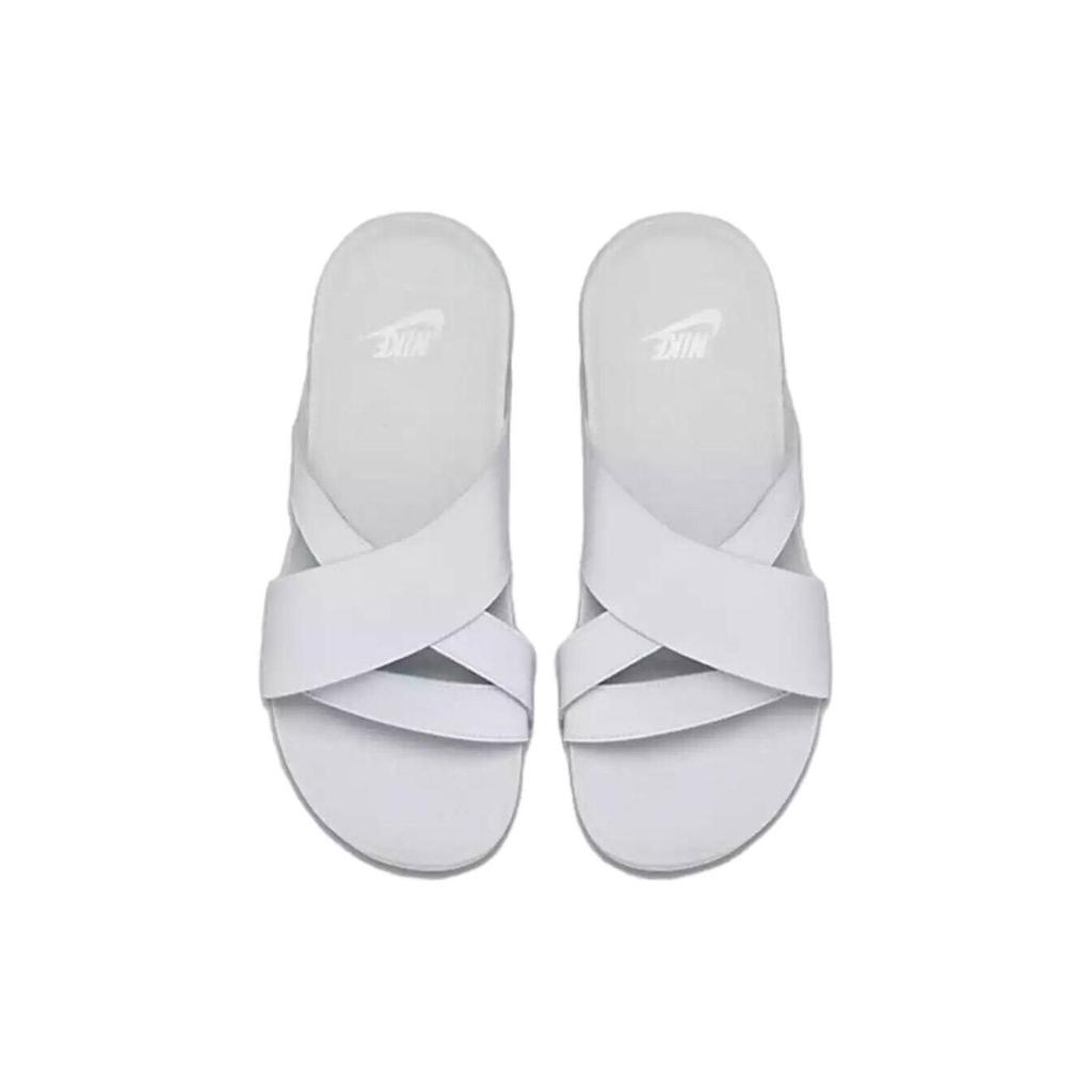 Nike Taupo Sliders Breathable Non-Slip Slide Sandals Unisex Footwear White 849756-100