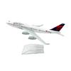 1/400 Scale 16CM Delta B747 Airplane Model Replica Alloy Material Scale Aircraft Diecast Planes Toys for Boy Collected Gift