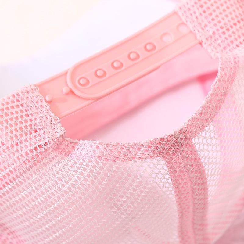 Cappello estivo traspirante in rete per bambini con visiera a becco d'anatra e protezione solare da principessa