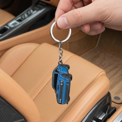 Offroad-Fahrzeug Schlüsselanhänger Legierung Tropfverfahren Langlebige Textur Lackiertes Finish Schlüsselring für Auto-Fan Tasche Geldbörse Anhänger