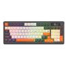 Free Wolf M96 Wireless Bluetooth Dual-Mode Russian Gaming Keyboard with PBT Keycaps and Display.