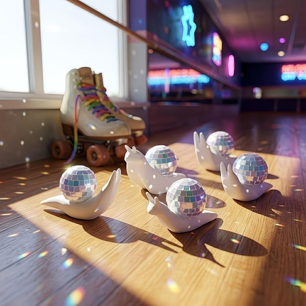 2 PCS Snail Shaped Window Light Refractor Light Catcher Sunlight Catcher Ornament Desktop