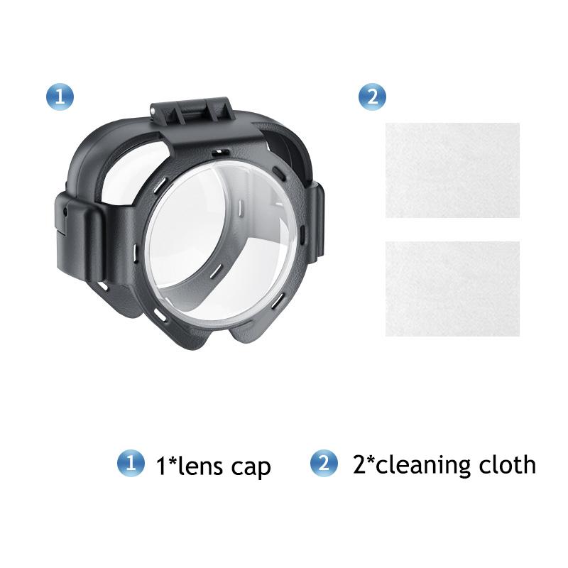 

Tempered Glass Lens Guards for Insta360 X5 Snap On 9H Tempered Glass Protective Cover for Insta360 X5 Cameras Accessories