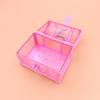 Mini Rose Jewelry Box Girls Jewelry Box with Lock Treasure Chest Shape Storage Case Container for Trinket Gifts Pretend Play Toy