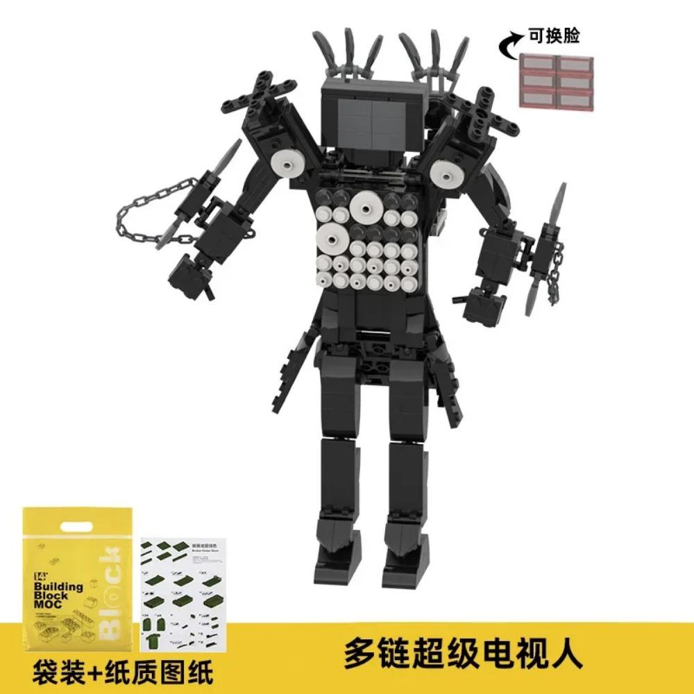 Toaletă Skibidi Bloc de construcție Joc de groază Speakerman Boss Camara Titan TV Man Model de păpușă din desene animate Copii Cadou de aniversare de Halloween