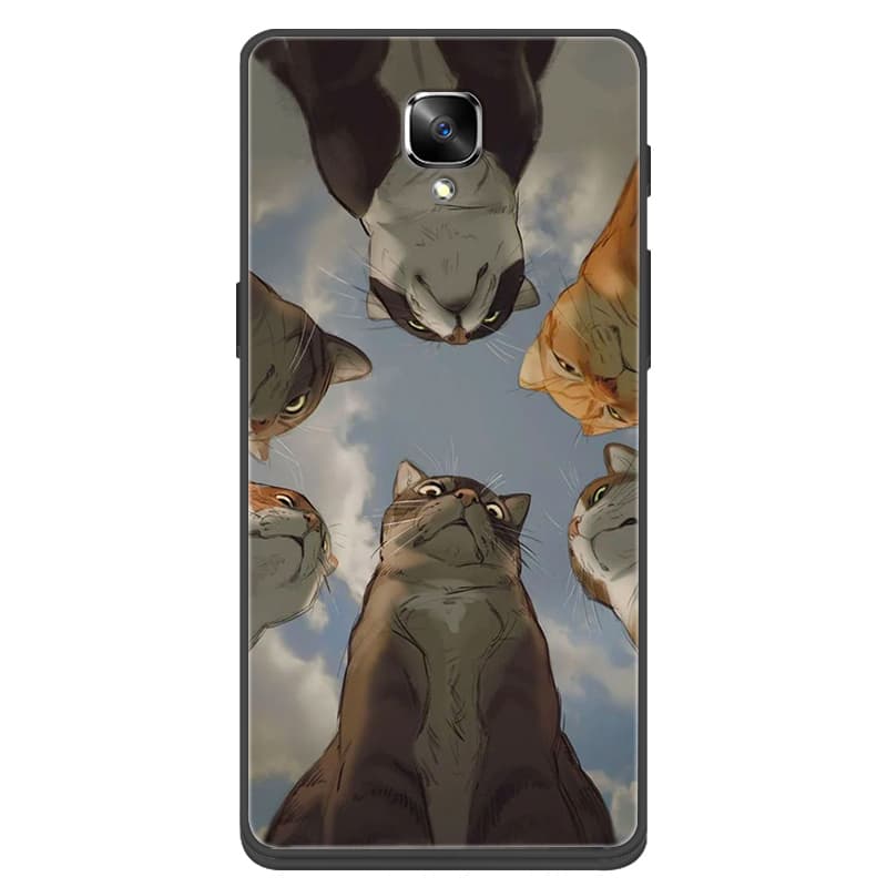 For OnePlus 3 Case Wolf Cat Lion Soft Cover Matte For OnePlus 3T A3010 / One Plus 3 A3000 A0003 OnePlus3T A3010 Phone Case Funda