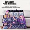 K-Pop Demon Huntrix Blanket Hot Anime Soft Warm Flannel Throw Travel Camping Sofa Bed Cover Living Room Decor Anime Fans Gift