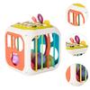 Colorful Blocks Montessori Toy Shape Sorter Educational Sensory Toy New Activity Cube  Infant Toys