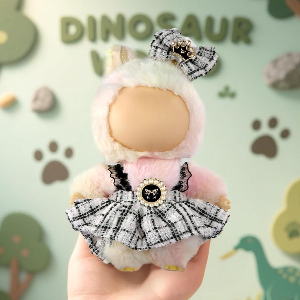 Cimoon Plush Clothes, Outfit Only, 15cm17cm Plush Doll Clothes, Doll Clothes, Plush Doll Dress-Up, Cute Costume, DIY Accessories, Doll Suit,