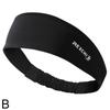 Sports Headband Sweatband Men's Ice Silk Breathable Basketball Running Outdoor Cycling Hair Fit D8E3