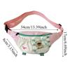 Girly Sports Single Shoulder Bag Japanese Style Fanny Pack Casual Crossbody Chest Bag  Gym