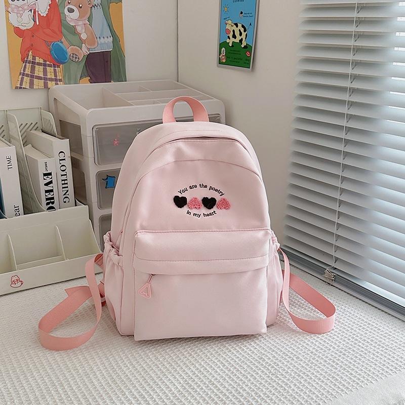 Schoolbag new junior high school high school primary school schoolbag girl high value simple travel large capacity Korean version ins backpack