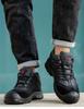 Scarpe di Sicurezza Nere da Uomo Coibentate Antiscivolo - Calzature con Costruzione Anti-Odore, Resistenti all'Usura, Anti-Schiacciamento, Anti-Perforazione