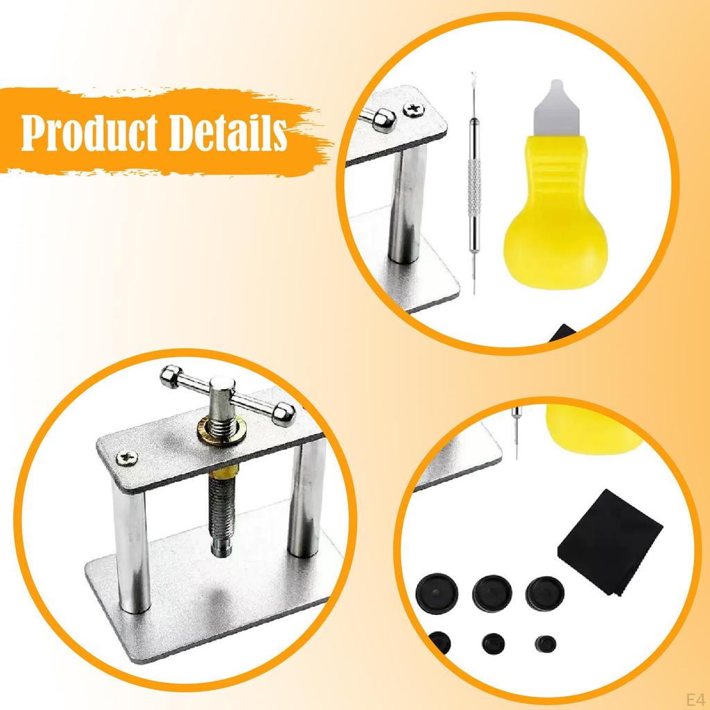 Watch Press Tool Set Back Case Closer, Portable, Watches Press, Watchmaker Repair