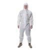 3M 4515 White Breathable Coverall with Hood, Protective Suit for Spray Painting, Pesticide Application, Lab Use, and Dust Protection.