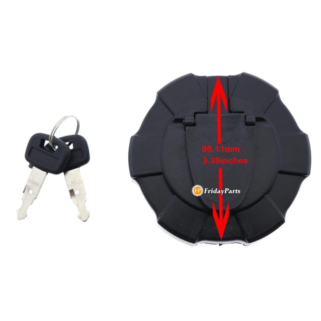 FridayParts Fuel Cap 2658575 W/Key 459A Caterpillar CAT Mini Excavator