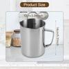 Stainless Steel Measuring Cup Milk Frothing with Marking Large Capacity Kitchen Mixing Pitcher