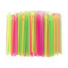 50/100Pcs Spoon Straw for Smoothie, 2 in 1 Disposable Straw with Spoon, Plastic Slush Straw for Milkshake Bubble Tea