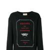GUCCI Sweatshirts Men's Black Crew Neck Moderate Straight Fit 475532-X3N46-1082