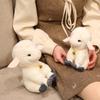 White Sitting Lamb Doll Stuffed Kawaii Grassland Animal Plush Toy Adorable Appeasing Plushie Gift