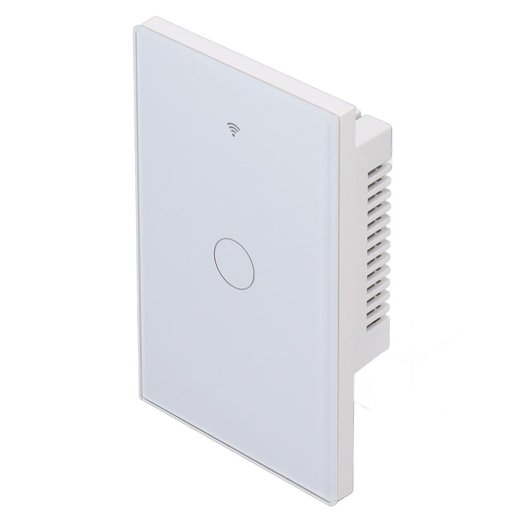 Touch Smart Switch Wall Mounted 10A Tempered Glass Panel Intelligent WiFi Touch Switch for Home 90‑250V