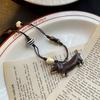Cute Dachshund Neck Beaded Necklace Female Cute Fun Cartoon Puppy Sweater Chain Long Sweater Chain Wear Necklace