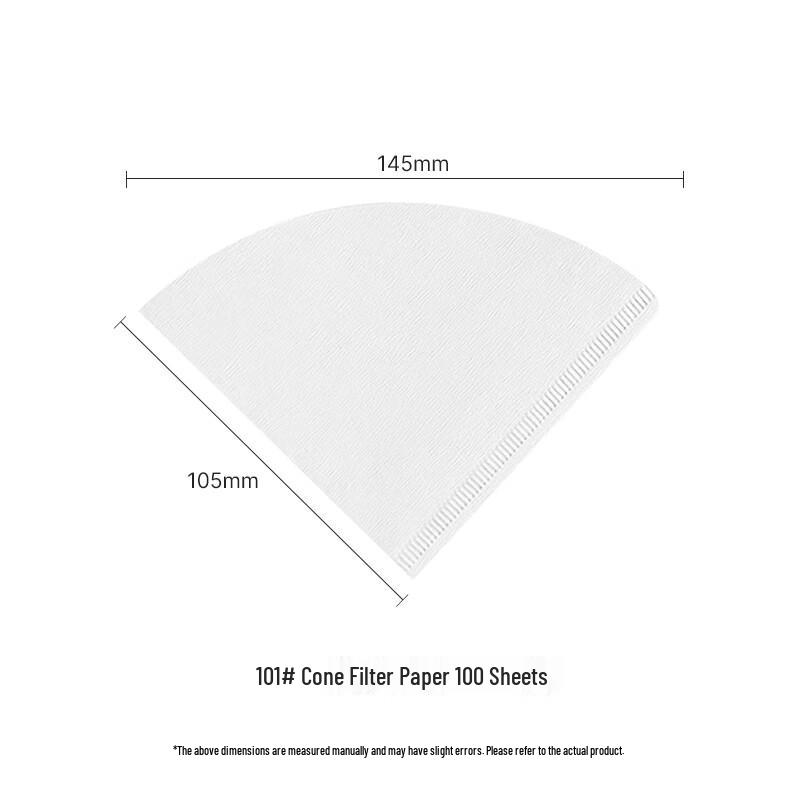 V60 Fan-shaped Bleached Coffee Filters