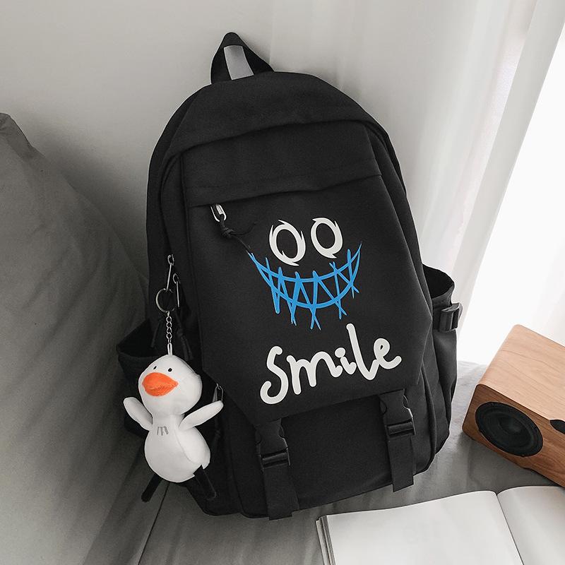 Fashion Letter Backpack Elementary School Students Junior High School Students High Quality Female Students