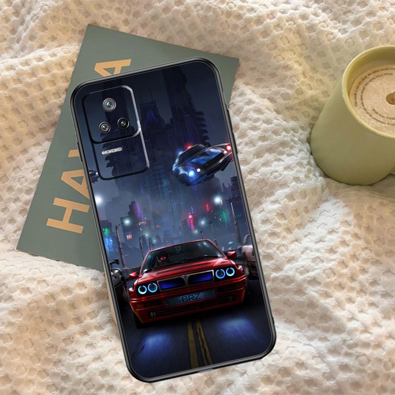 Boy Racer Car Case For Xiaomi 14T Pro 11T 12T 13T 13 14 15 Ultra POCO X7 Pro X3 X5 X6 M6 F5 F6 Pro Cover