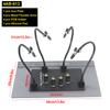 Toolour Magnetic Helping Hands Soldering Station with Heavy-Duty Steel Base/Welding Silicone Pad/5X Magnifying Lamp/4PCB Holder