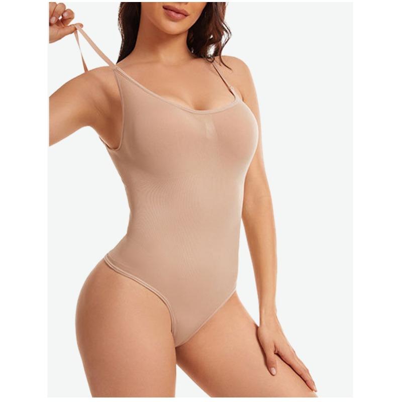Women Sexy Back Shaping Tummy Control Thong One Piece Bodysuit Shapewear
