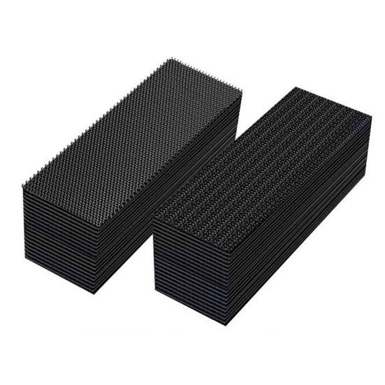 10/15/20/30/40/50Pcs Heavy Duty Fastener Tape Self Adhesive Interlocking Strip Damage-Free Multifunction Car Foot Mat Carpet Fixing Sticker