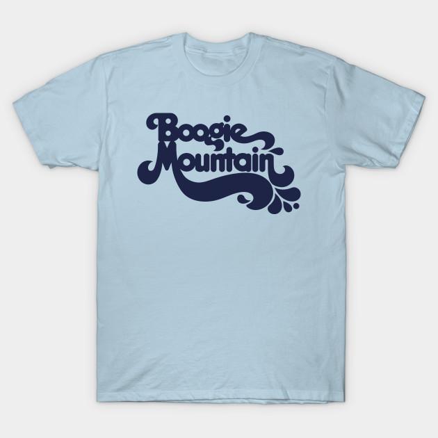 

Men Black Print T-shirt Boogie Mountain No-Cut Transfer Paper Print Cotton Tshirt M светло-синий