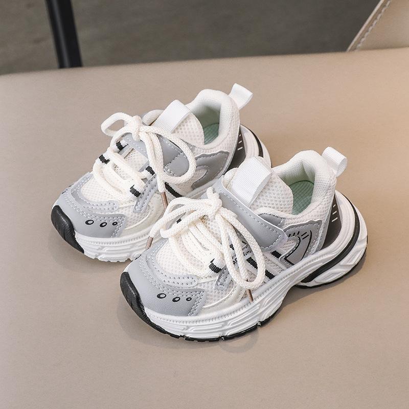 Boys' and Girls' Sports shoes2026Spring New Breathable Mesh Children's Fashion Sneakers, Simple and Versatile Dad Shoes