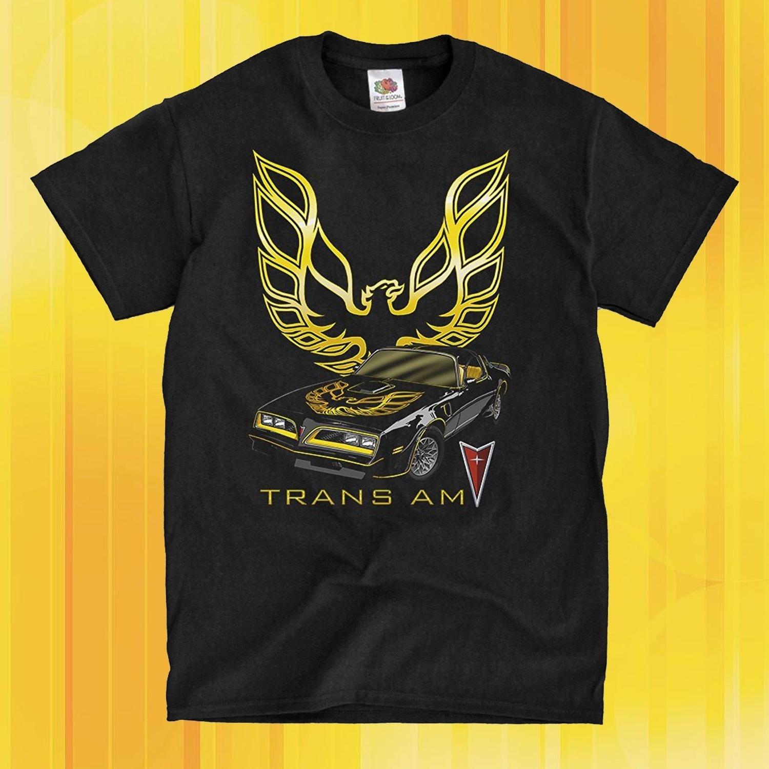 

Fashion Pontiac Firebird Logo Gta Trans-Am Retro Fashion O-Neck Short Sleeve Unisex T-Shirt