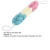 Bath Exfoliate Puff Super Soft Rich Foam Quick Drying Reusable Lanyard Design Non-fading Stretchable Exfoliating Bath Loofah Sponge Mesh Bathroom