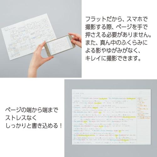 KOKUYO Campus Flat Comfort Note Dot A-lined B5 3 Color Pack NO-FL3CATX3