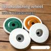 Wool Polishing Wheel 2PCS High Density Durable Eco Friendly Pads for Car Auto Waxing Polishing Detailing Projects