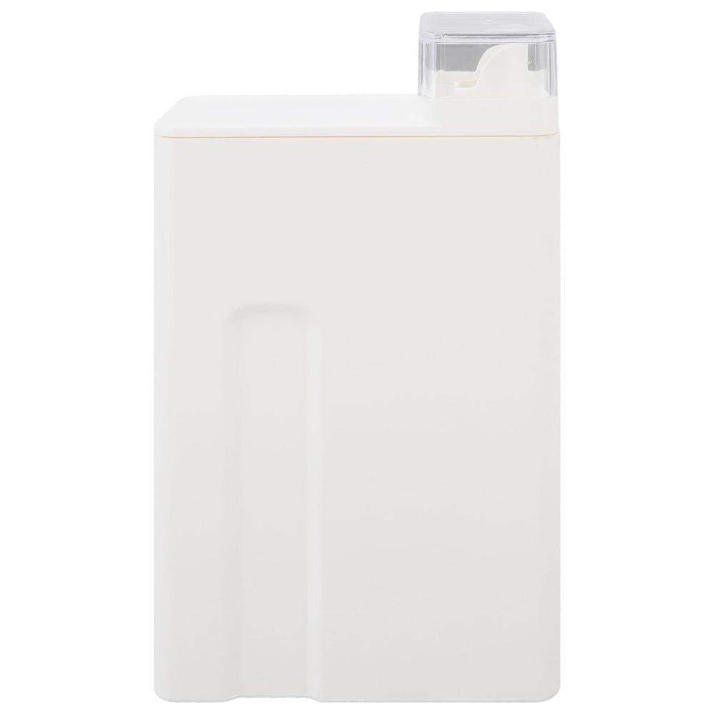 White Liquid Soap Dispenser Plastic Dispenser Bottle Laundry Detergent Dispenser Household Use