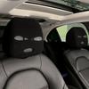 Car Headrest Cover Funny Car Seat Full Face Cushion Wrap Protection for Auto Front Seat Rest Decoration Universal Car Interior Accessories